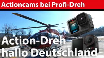 Reportage-Dreh: GoPro Hero 13 und DJI Action 5 im Rettungshubschrauber