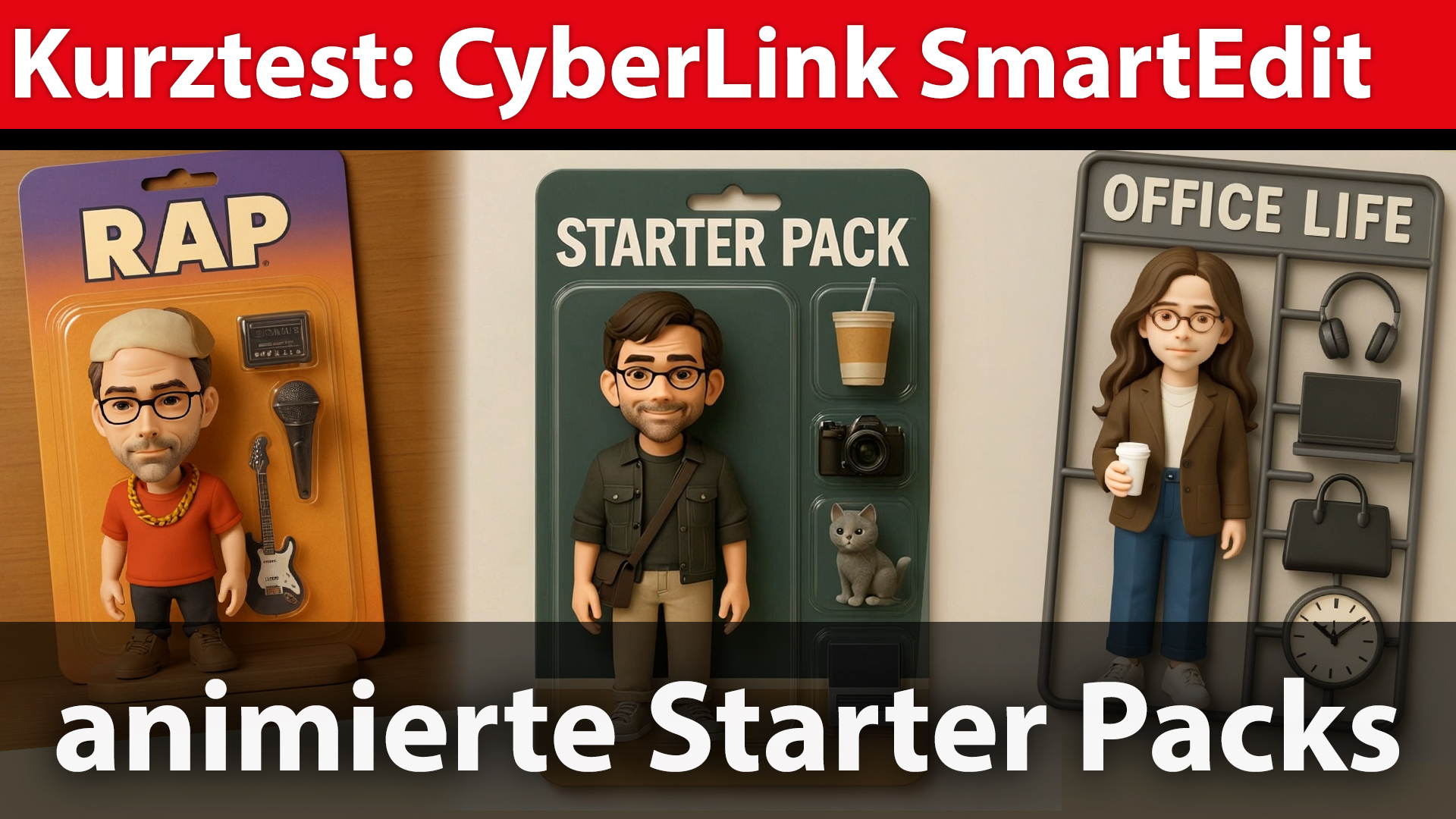 Kurztest: CyberLink MyEdit - KI-Leben fu00fcr Starter Packs