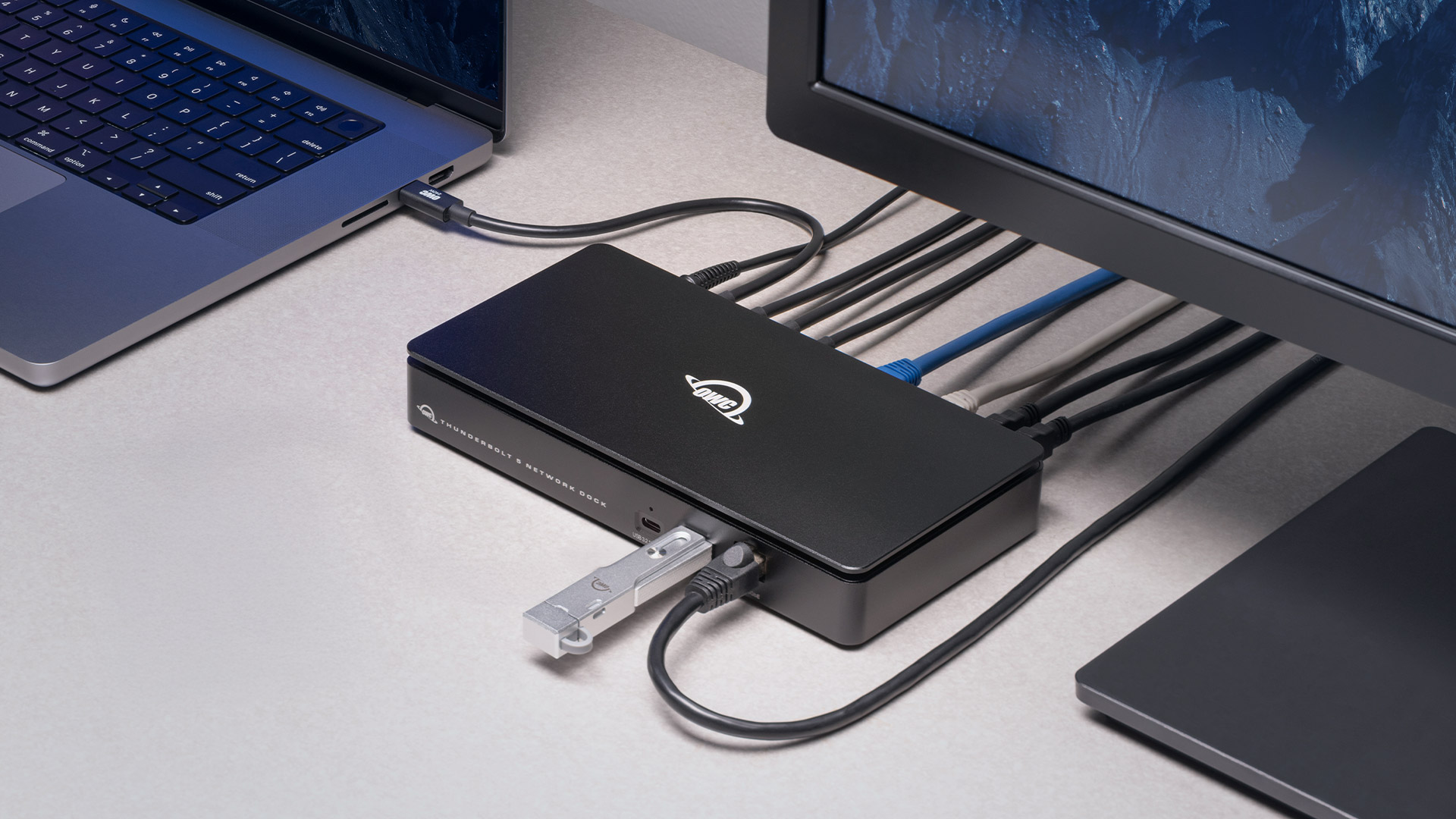 OWC Thunderbolt 5 Dual 10GbE Network Dock: mehr Anschlüsse für den Rechner