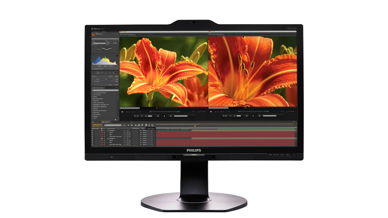philips 241p6vpjkeb h front web