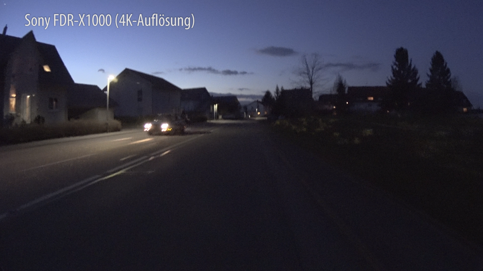 Sony FDR X1000 4K nacht
