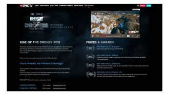 DJI Epic TV Rise of the Drones Festival web