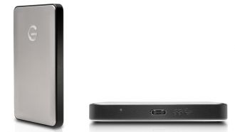 G Drive mobile USB C side back web