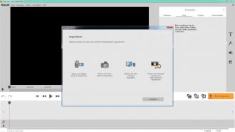Magix VideoEasy Import Dialog Screen