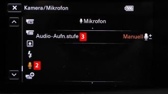 sony fdr ax53 mikro einstellung web