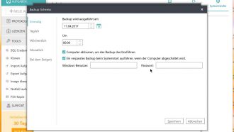 EaseUS Backup Zeitsteuerung2