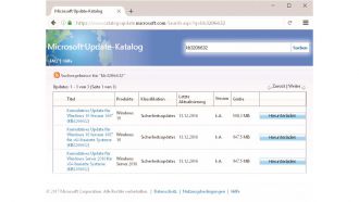 Windows Update_Seite