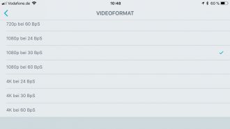 Shure motiv Video iPhone App Ton