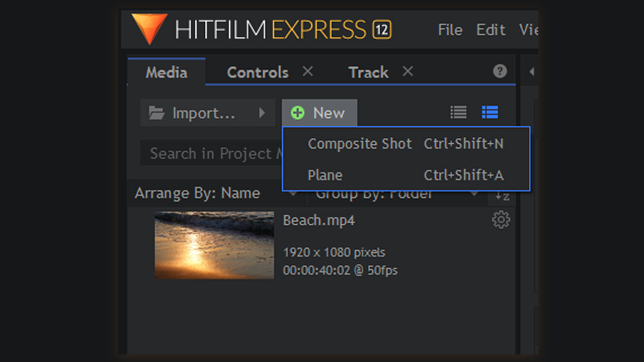 Titelgestaltung HitFilm Express VA 1