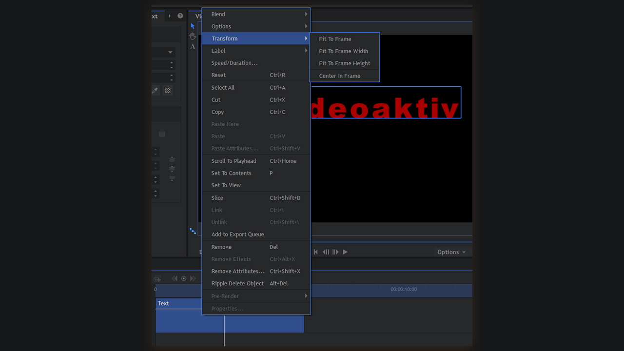 Titelgestaltung HitFilm Express VA 5