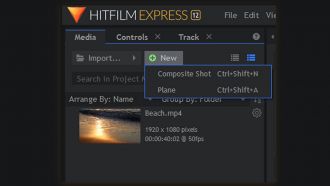 Titelgestaltung HitFilm Express VA 1