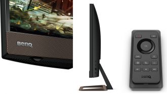 BenQ EX2780Q side detail remote web
