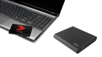 CES 2019: PNY XLR8 CS2311, Pro Elite - 2,5-Zoll-Sata- und USB-C-Speicher
