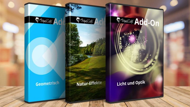 AquaSoft DiaShow und Stages: Erweiterungspakete als Add-on