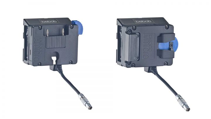 Bebob Coco-Modo-V, Coco-Modo-A: V- und Gold-Mount-Akku-Adapter für RED Komodo