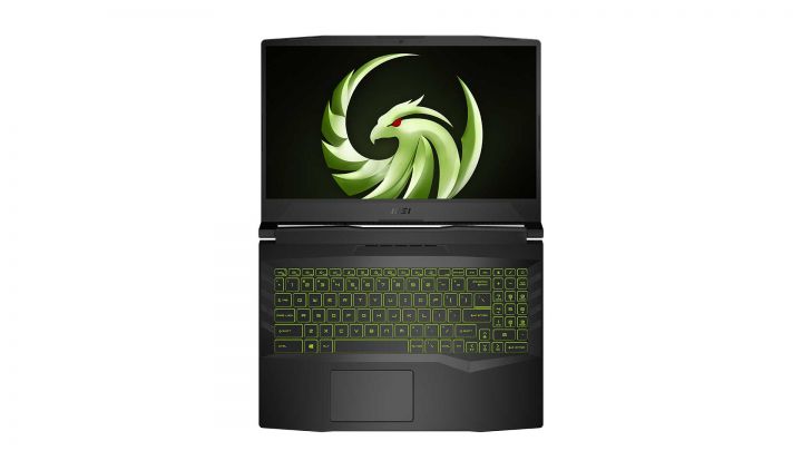 MSI NB Alpha 15 top web