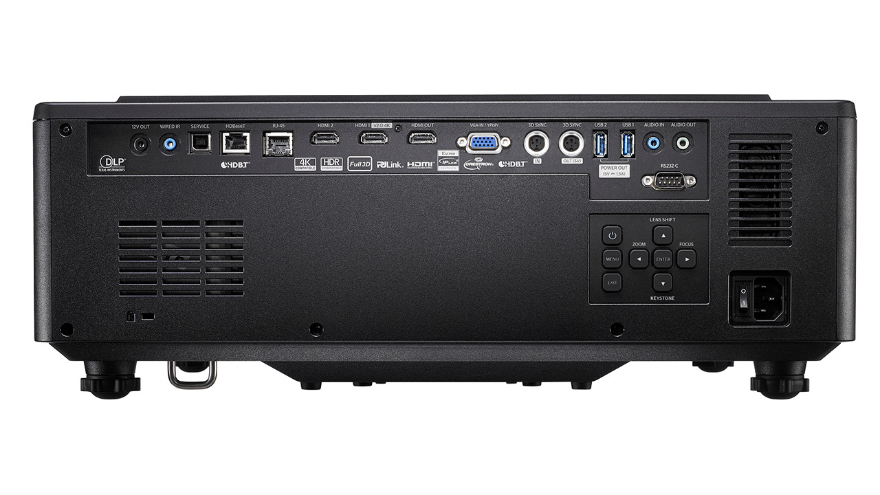 Optoma ZU720TST back web