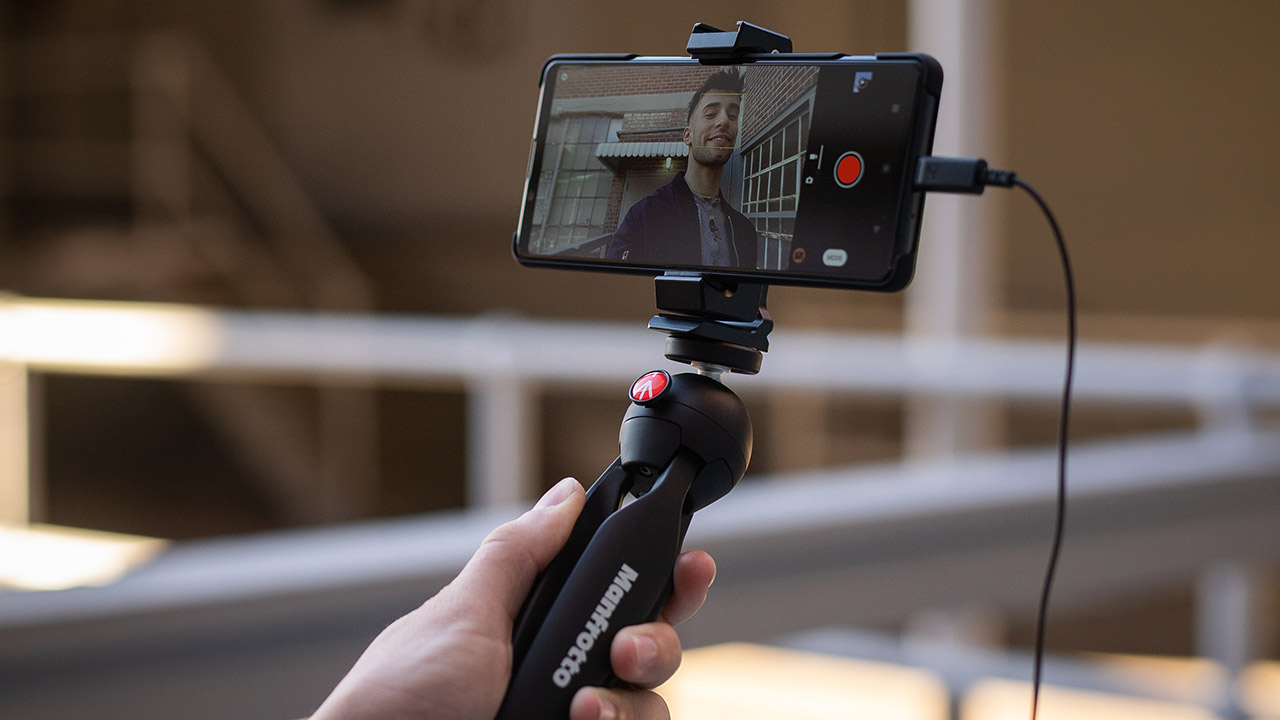 Mobile Kits product shot in use XS Lav 1 web