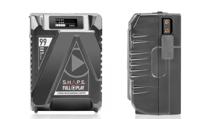 Shape V99MB: neuer 99Wh V-Mount Akku und V-Mount-Platte