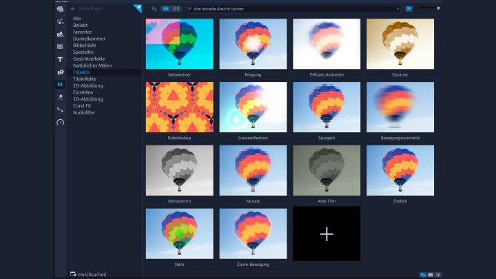corel vs 2022 Effektpalette web