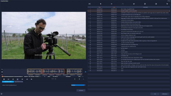 corel vs 2022 Untertitel Editor web