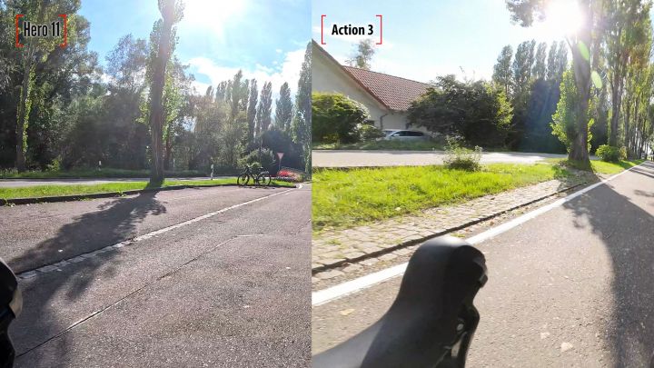 Action3 hero11 Lens Flare vergleich