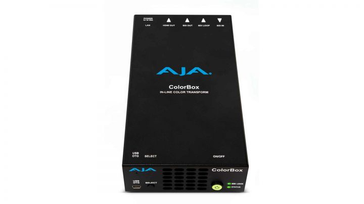 AJA Color Box Front High Angle