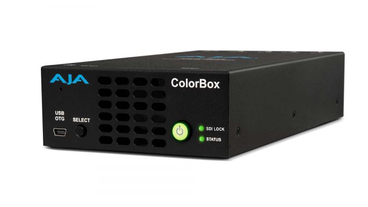IBC: AJA ColorBox ermöglicht die Arbeit mit LUTs beim Broadcasting
