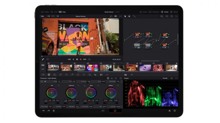 BM DaVinci Resolve: iPad-Version ebenfalls kostenfrei und zu Desktop-Projekten kompatibel