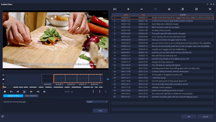 Corel VideoStudio 2022 text to speech web