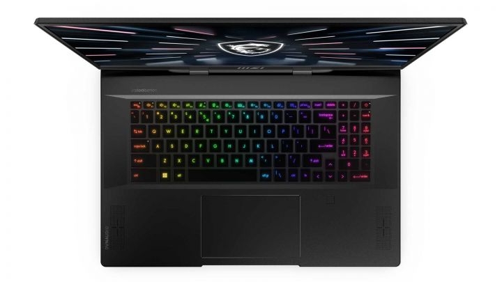 CES2022 MSI NB Stealth GS77 top web