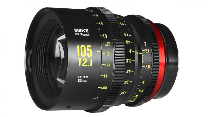 Meike Prime 105 mm T2.1: fünftes Cine-Objektiv der FF-Prime-Serie für Vollformat