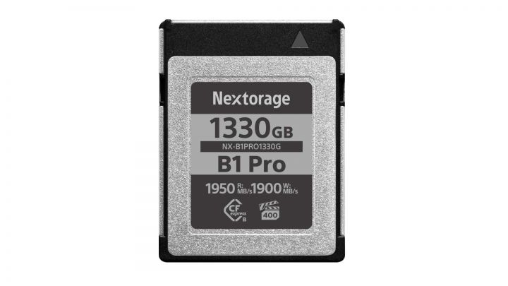 Nextorage B1 Pro, B1 SE: weltweit schnellste CFexpress-Typ-B-Karten