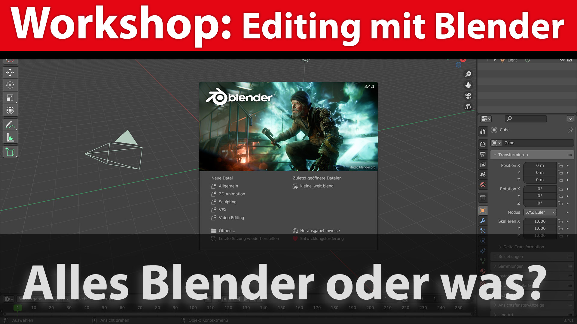 2023 02 Workshop Blender titel gr