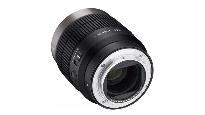 Samyang V AF 100mm T2 rear
