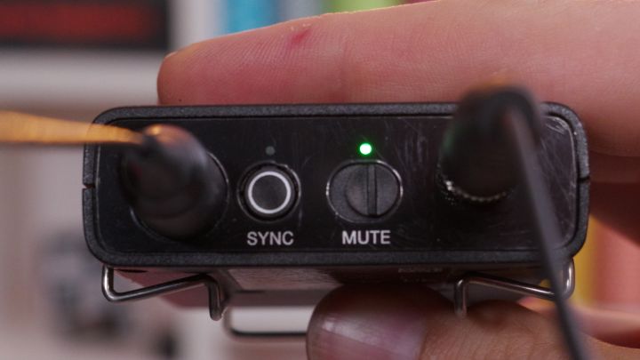 Sennheiser EW DP Sender Mute schalter