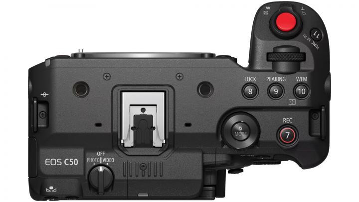 Canon EOS C50 oben