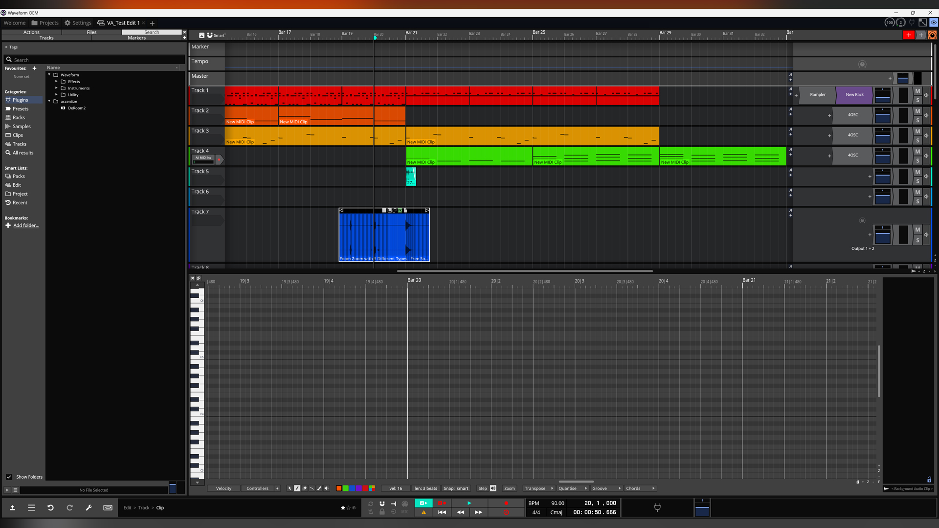 Mackie ProFX6v3plus Waveform