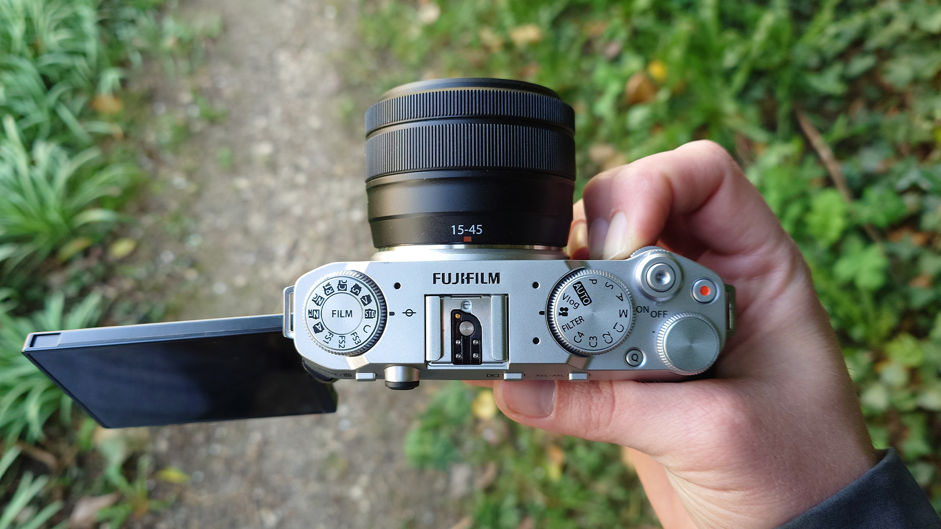 Fuji X M5 Camcordervergleich X M5 oben