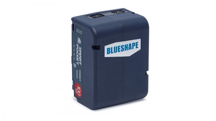Blueshape BV100pocket: V-Mount-Akku mit App-Überwachung