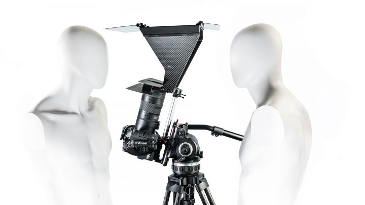 Screenplane SeeU: Kamera-Spiegelvorbau für Augenkontakt bei Interviews