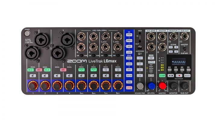 Zoom LiveTrak L6max Newstitel