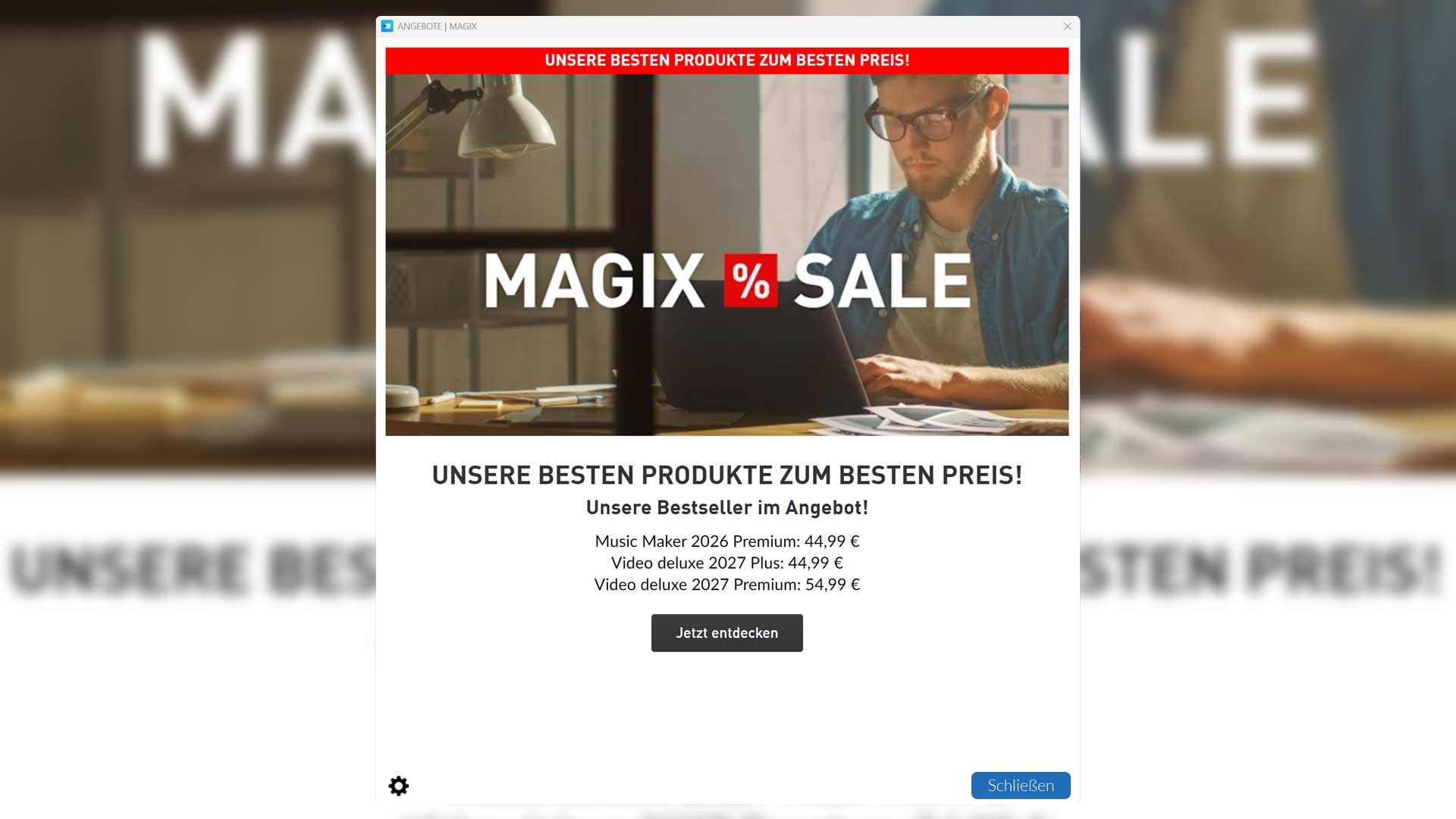 Magix VideoDeluxe 2027 Premium Werbung