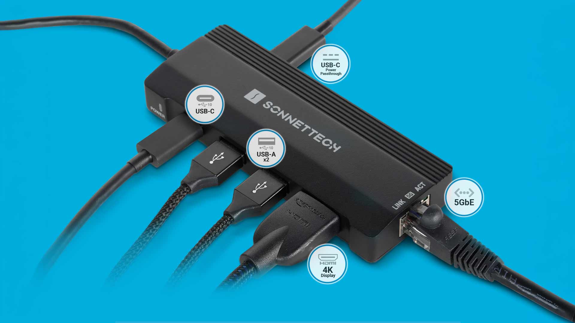 Sonnet Echo 6 USB-C 5GbE Multi Hub: macht das Laptop zur Workstation Sonnet Echo 6 USB-C 5GbE Multi Hub: macht das Laptop zur Workstation