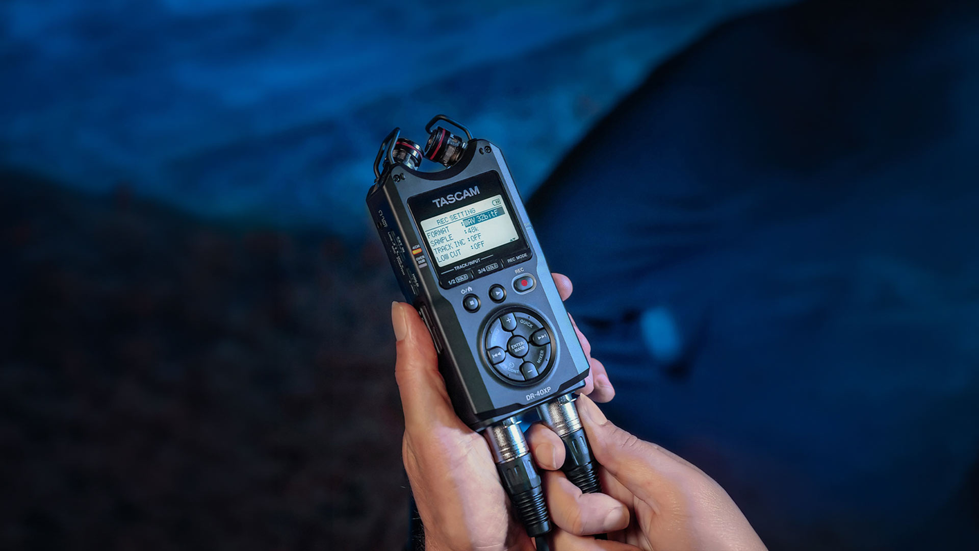 Tascam DR-40XP: Feldrecorder-Klassiker jetzt mit 32 Bit-Aufnahme