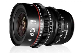 Meike Prime 25 mm T2.1: viertes Cine-Objektiv für Super-35-Kamerasysteme