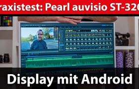 Test: Pearl auvisio ST-320 – mobiler Smart-Bildschirm zur Präsentation