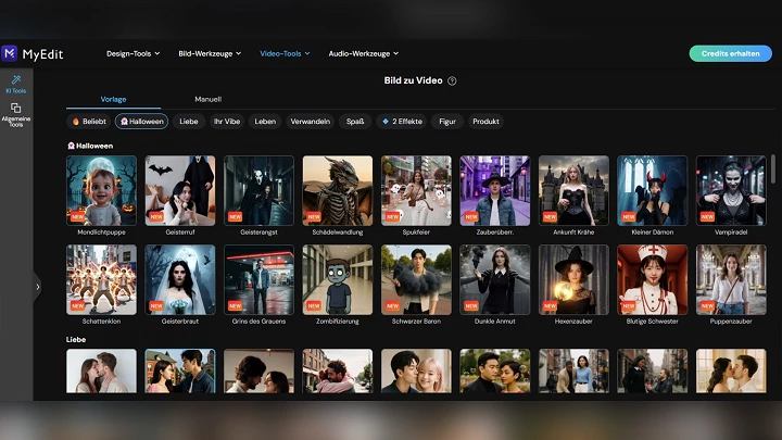 Cyberlink: Halloween-Vorlagen für MyEdit und KI-Werkzeuge