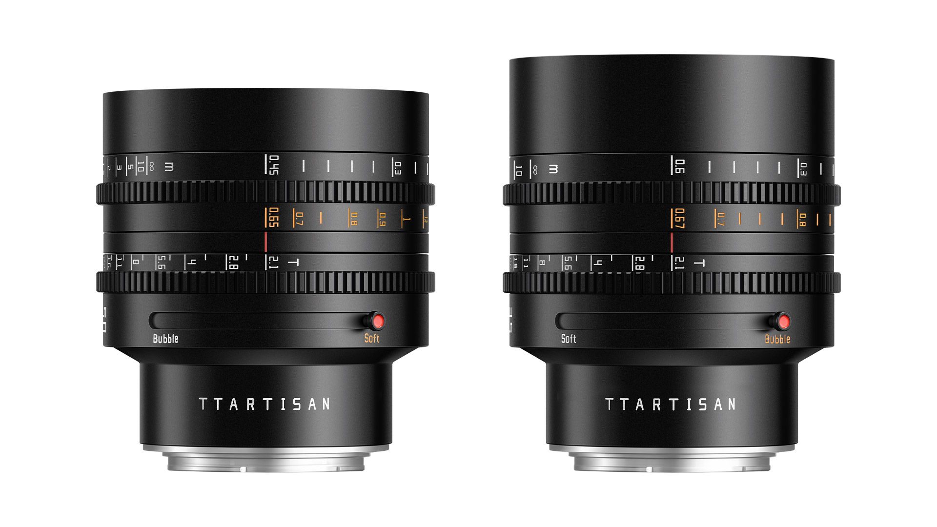 TTArtisan Cine 50mm und 85mm T2.1: Cine-Objektive mit Bokeh-Regler