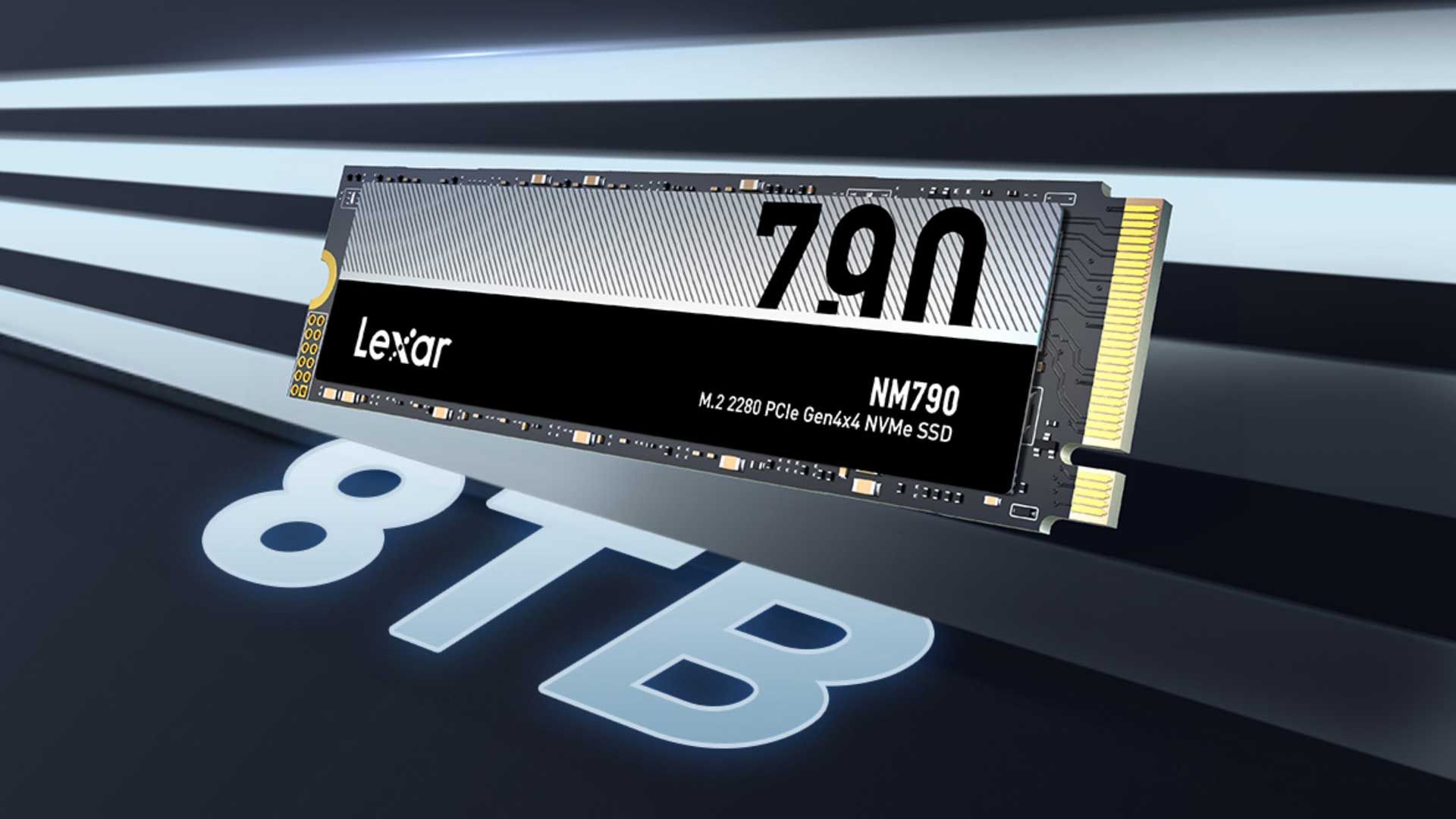 Lexar NM790 M.2 2280 PCIe Gen4x4: NVMe SSD mit 8TB